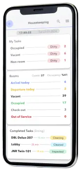 Housekeeping mobile application